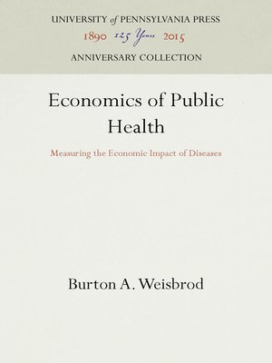 cover image of Economics of Public Health